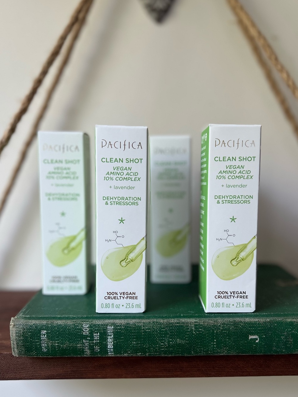 NWT Pacifica Clean Shot Vegan Amino Acid 10% Complex Face Serum - Lavender